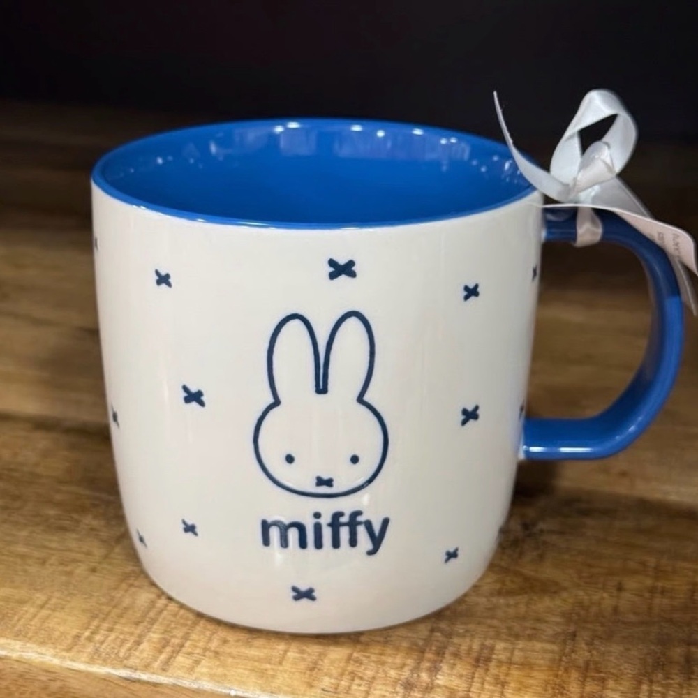 Miffy Blue and White Ceramic Mug